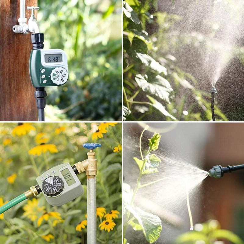 Digital Garden Watering Timer with Programmable Irrigation Control