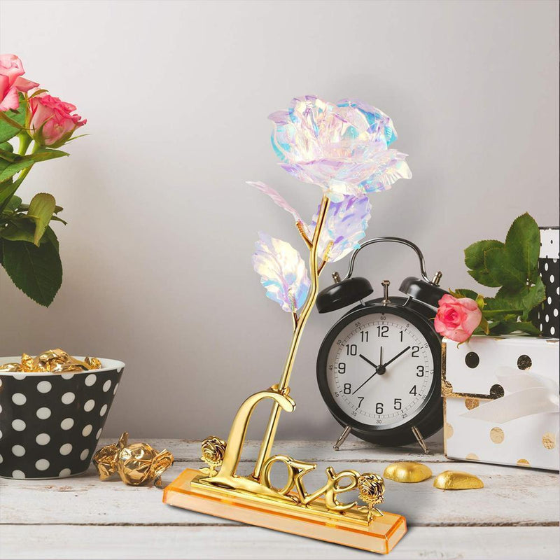 Holographic Galaxy Rose with Gift Box