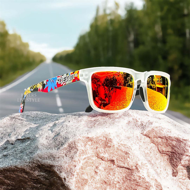 Polarised Square Sunglasses with UV400 Protection