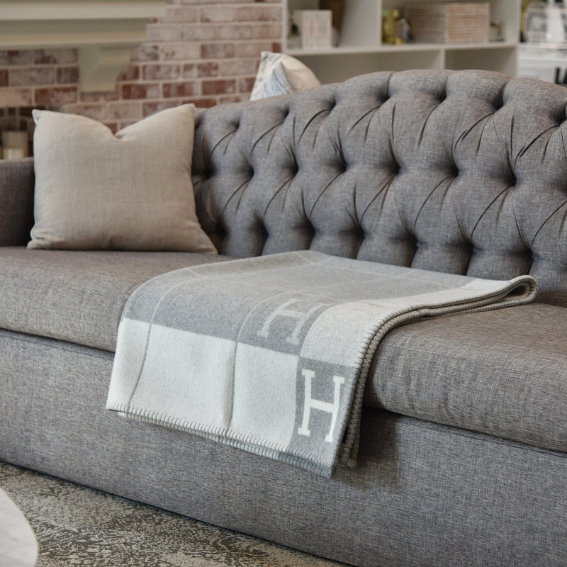 Luxury Wool Cashmere Throw Blanket – 140x170 cm – Ultra Soft & Warm
