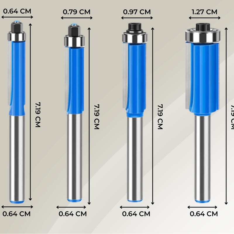 Precision Edge Deburring Router Bit Set