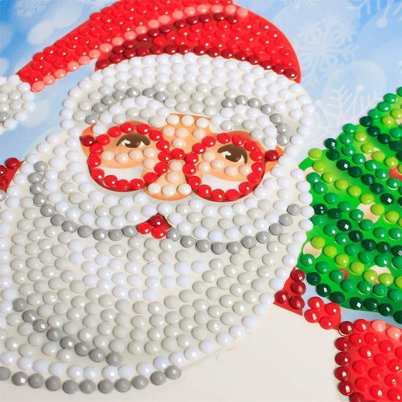 DIY Diamond Art Christmas Greeting Card Set