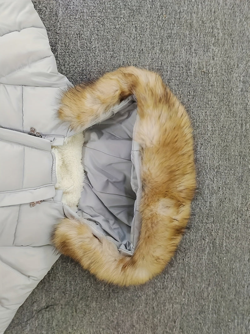 Frosty Baby Romper – Luxe Winter Jumpsuit with Hood for the Colder Months