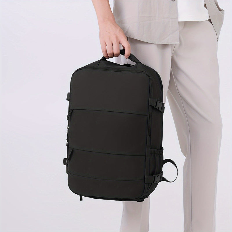 Travel Backpack with 180° Opening and Shoe Compartment
