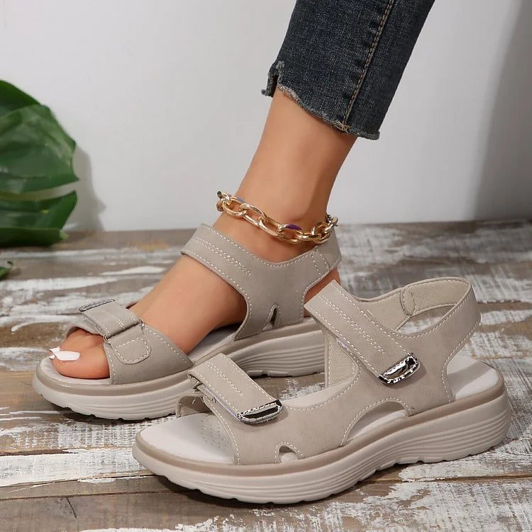 Ladies' Orthopaedic Sandals with Adjustable Straps and Comfortable Sole