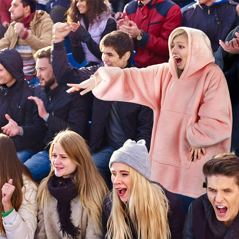 Luna Sherpa Hoodie Blanket - Ultra Soft and Comfortable for the Coldest Days