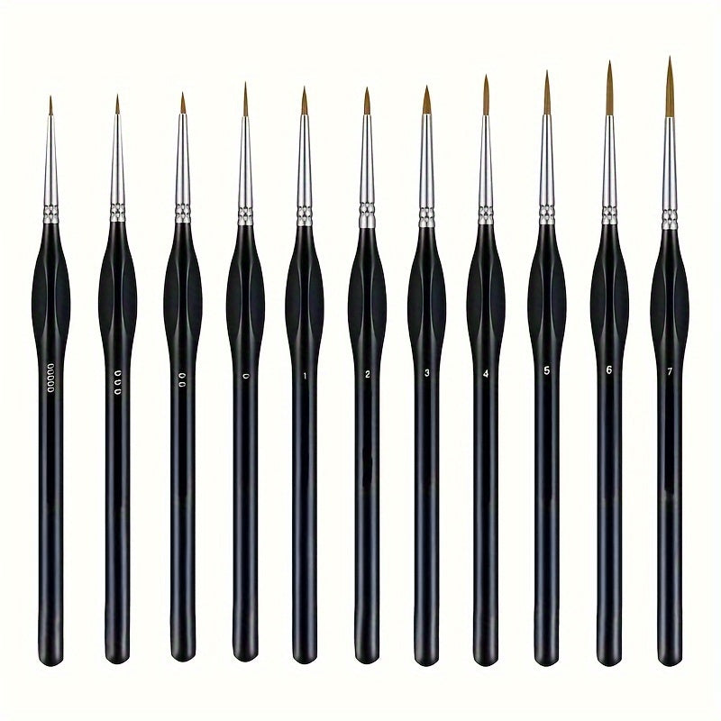 Acrylic Paint Brushes – Professional Brush Set with Detail Brush for Fine Painting