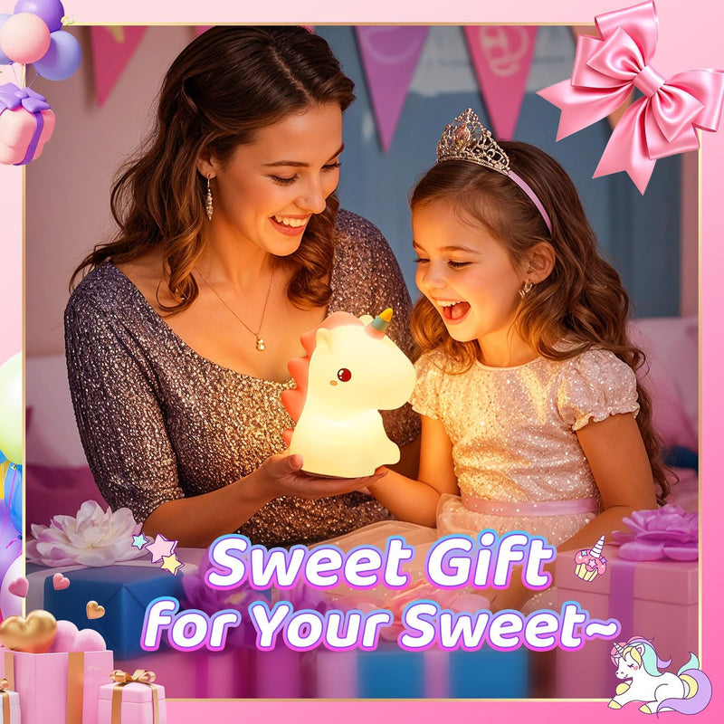Unicorn Night Light with Soft Glow for a Soothing and Magical Atmosphere in Children's Room