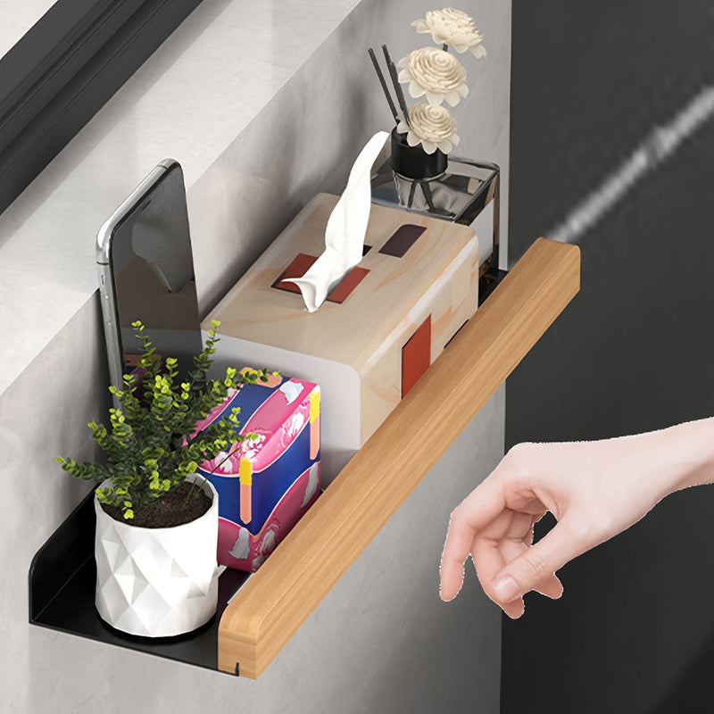 Stylish Wall Shelf Toilet Paper Holder – Perfect for Bathroom Organization