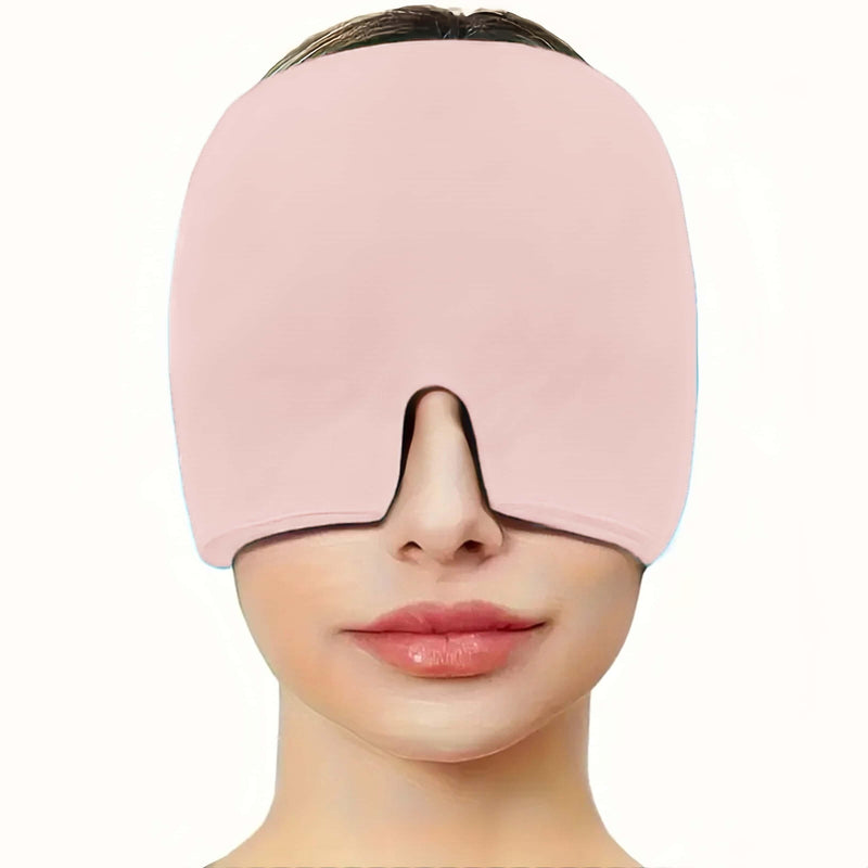 Migraine Hat with Cooling Gel – Cooling Headband for Relief from Migraine, Fever, and Fatigue