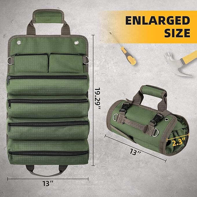 Foldable Multi-Compartment Tool Bag