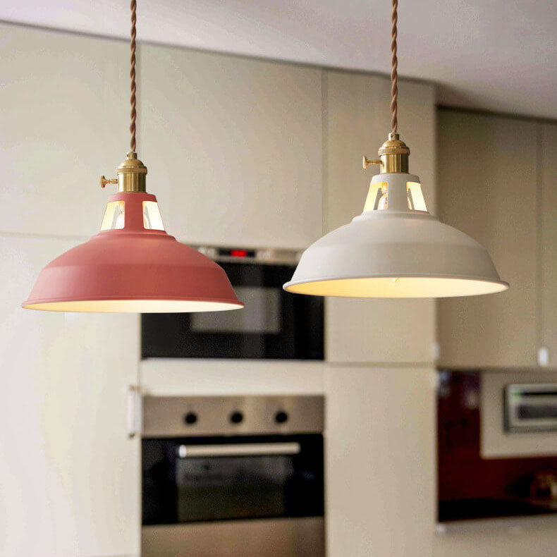 Colorful Metal Barn Pendant Light