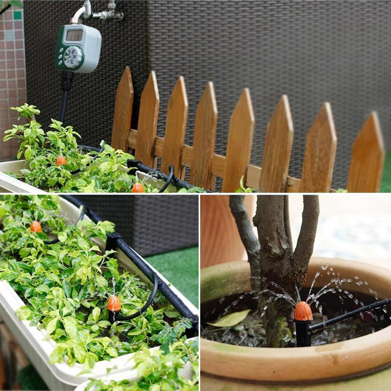 Digital Garden Watering Timer with Programmable Irrigation Control