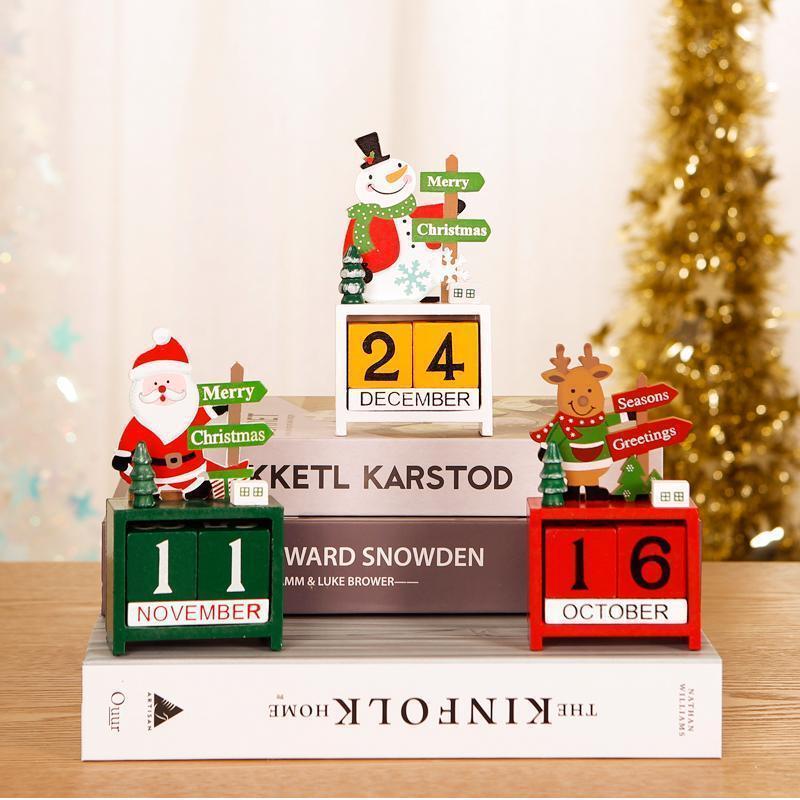 Wooden Christmas Countdown Calendar Decoration