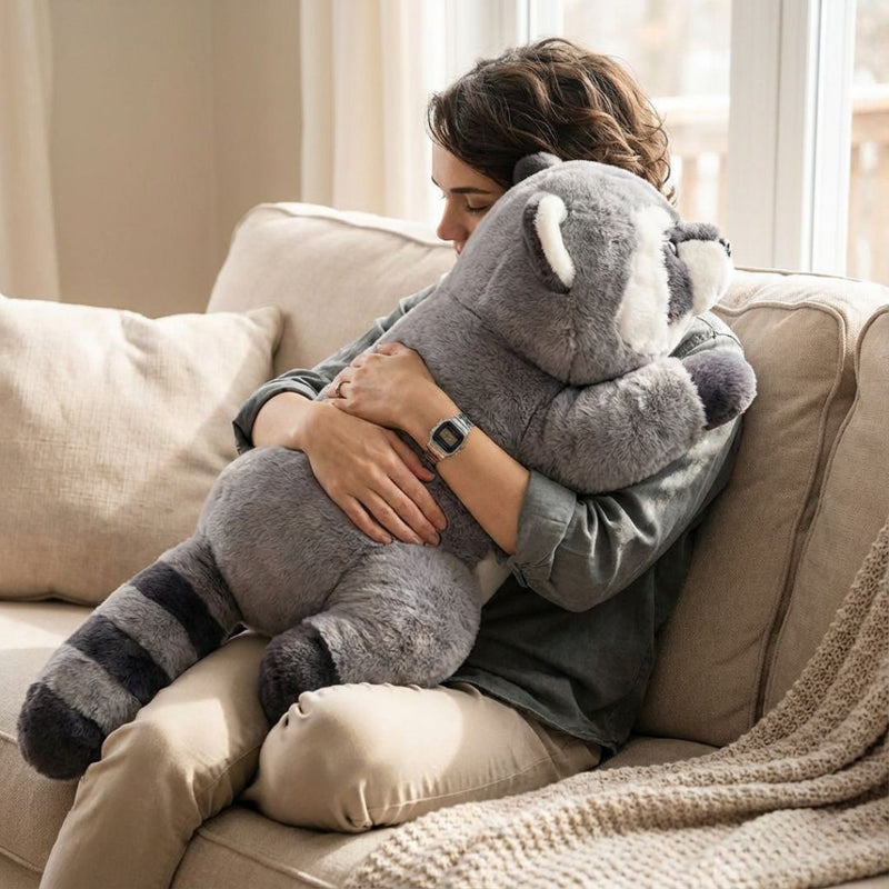 Soft Animal Cuddle Toy with Long Shape for Comfort and Relaxation