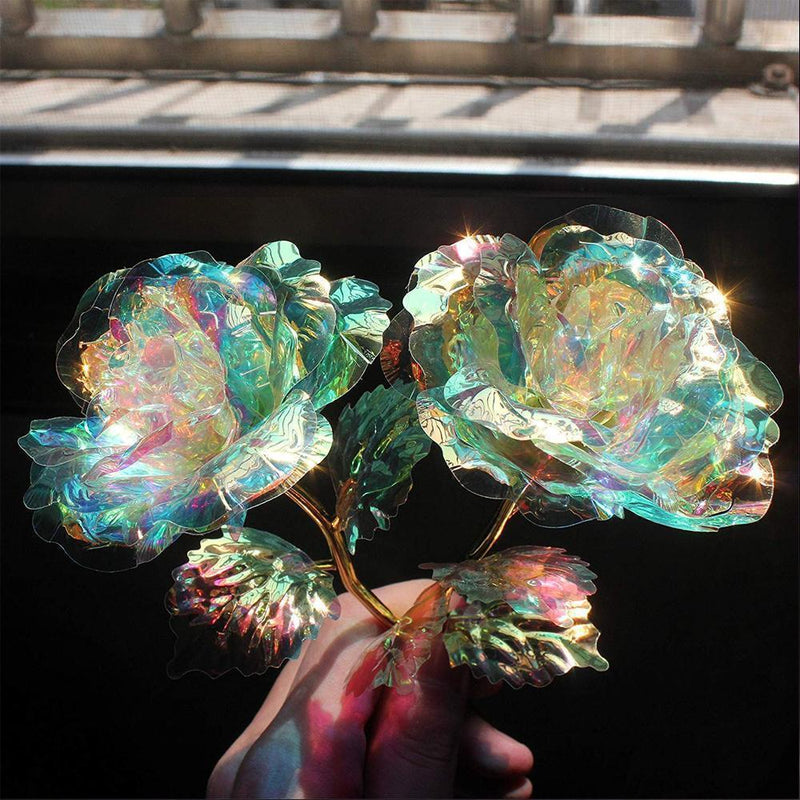 Holographic Galaxy Rose with Gift Box