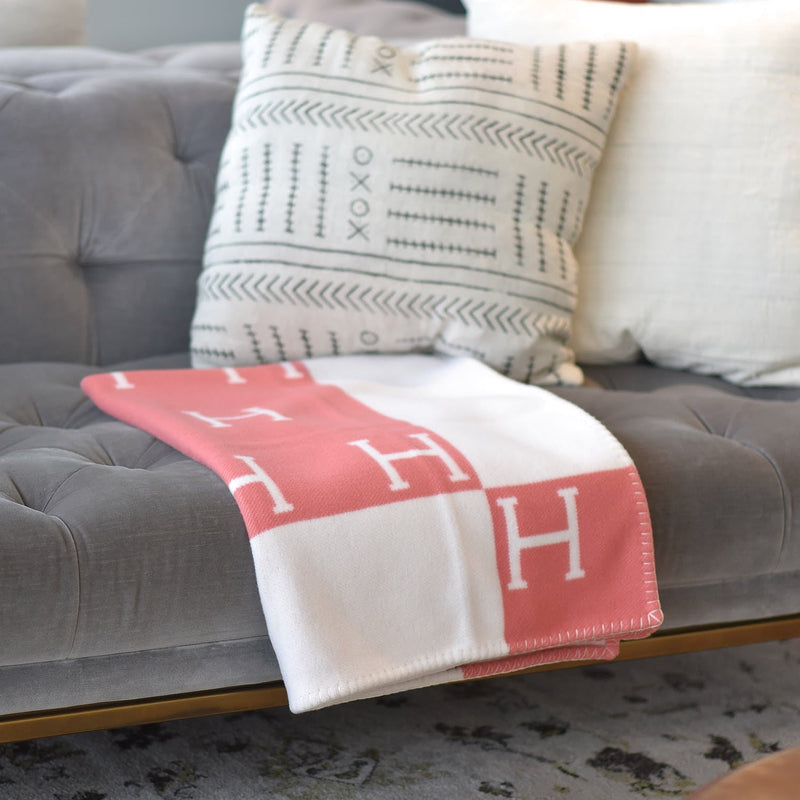 Luxury Wool Cashmere Throw Blanket – 140x170 cm – Ultra Soft & Warm