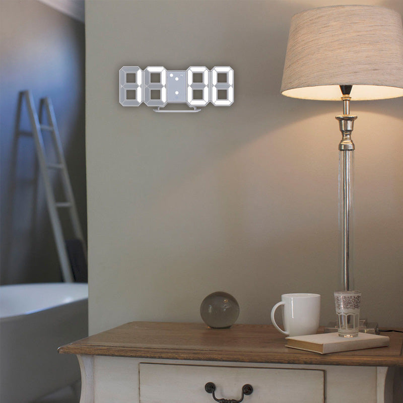 Smart 3D Digital Clock – Modern Design for Your Nightstand — Zenido UK