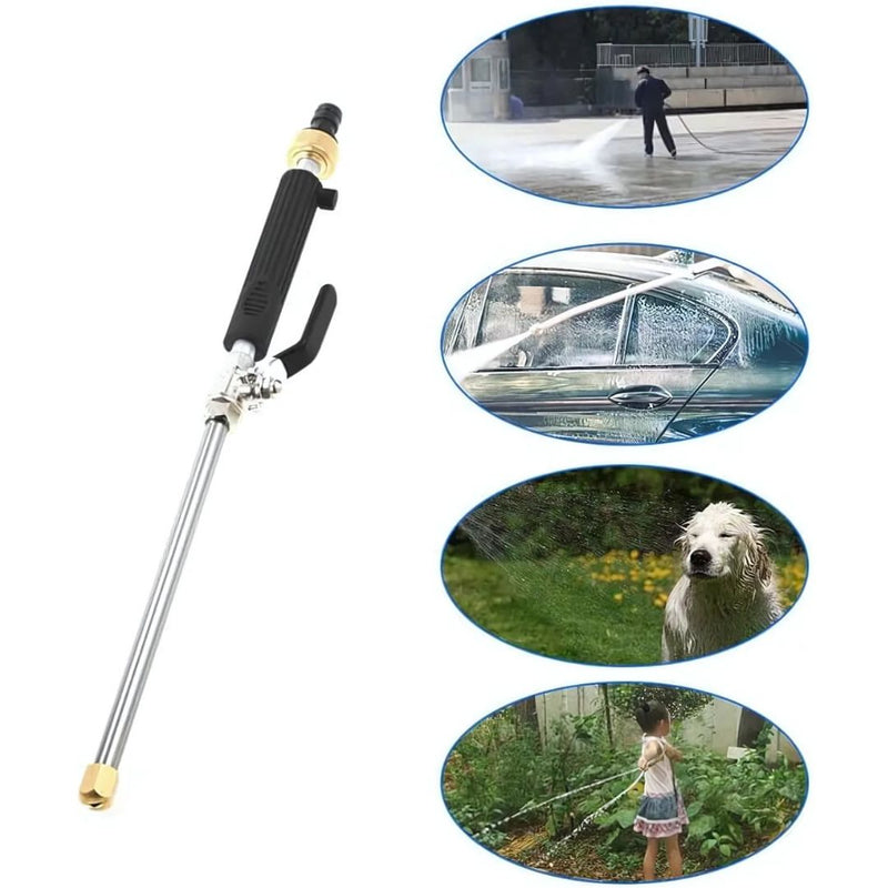 Powerful High-Pressure Spray Gun for Garden Hose for Thorough Outdoor Cleaning