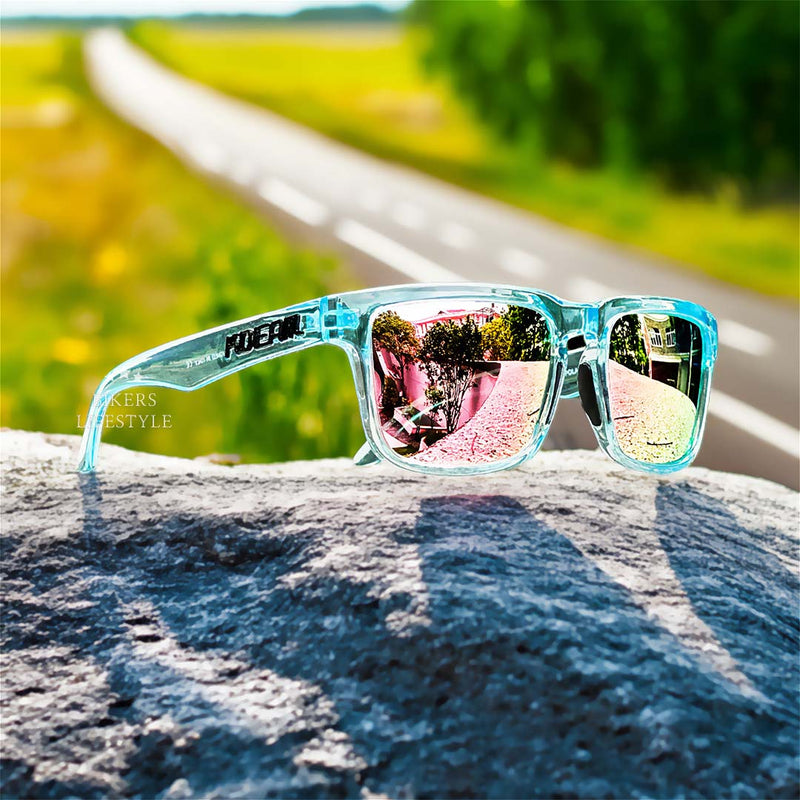 Polarised Square Sunglasses with UV400 Protection