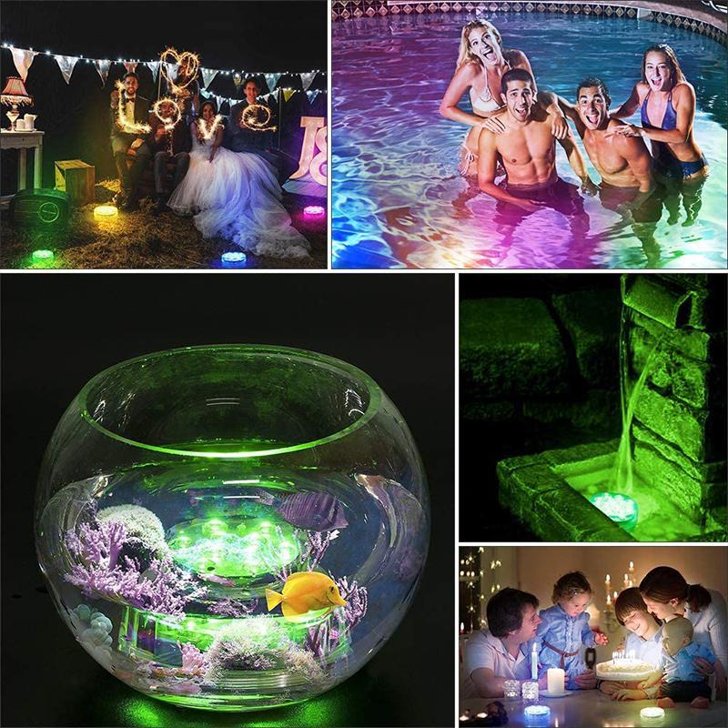 Remote-Controlled RGB Underwater Pool Light
