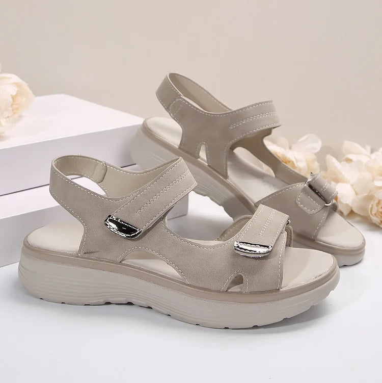 Ladies' Orthopaedic Sandals with Adjustable Straps and Comfortable Sole