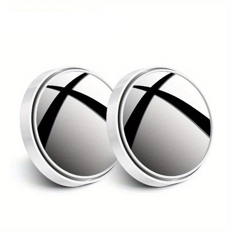 Auto Blind Spot Mirrors with Wide Angle Lens and 360° Adjustable Design