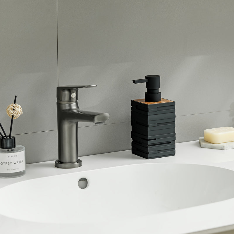 Modern Square Plastic Soap Dispenser – Minimalist and Practical