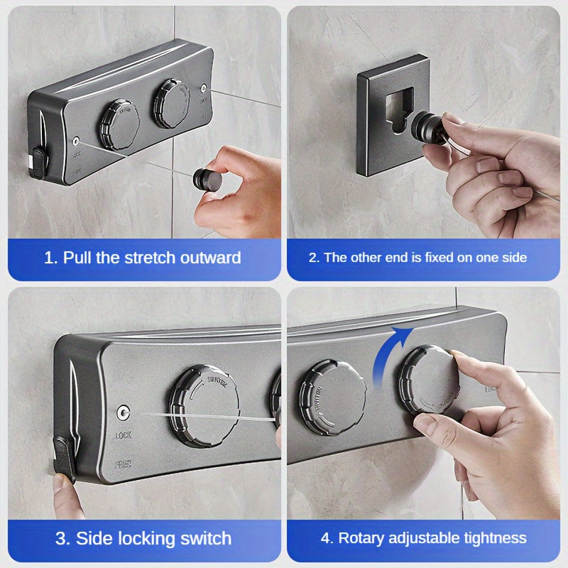 Foldable Double Clothesline – Compact and Strong