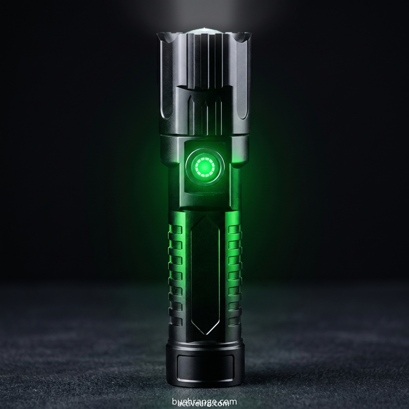 Rechargeable LED Torch with Adjustable Zoom & 3 Light Modes