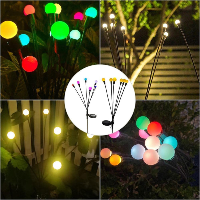 Solar Swaying Firefly Garden Lights