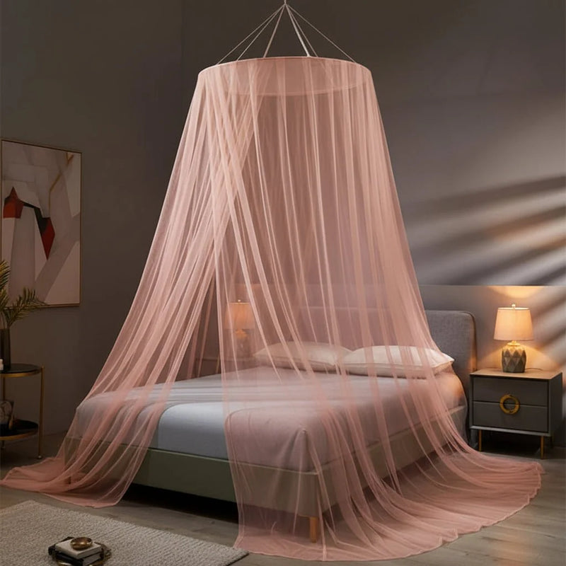 Foldable Hanging Mosquito Net with Breathable Mesh for Comfortable Sleep