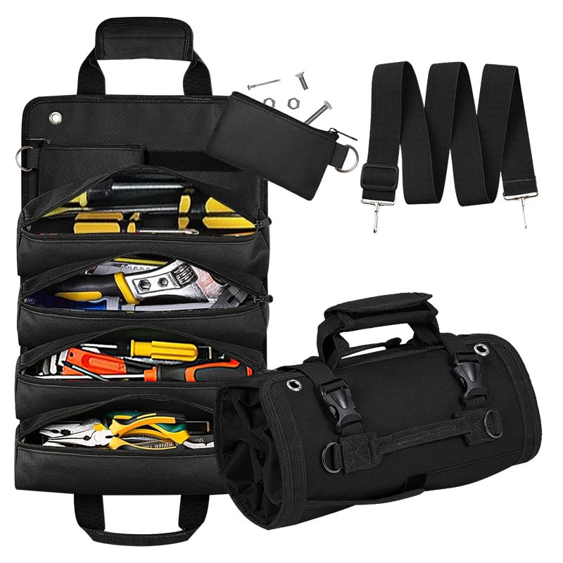 Foldable Multi-Compartment Tool Bag