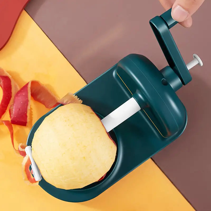 Manual Fruit and Vegetable Peeler Slicer with Rotary Handle