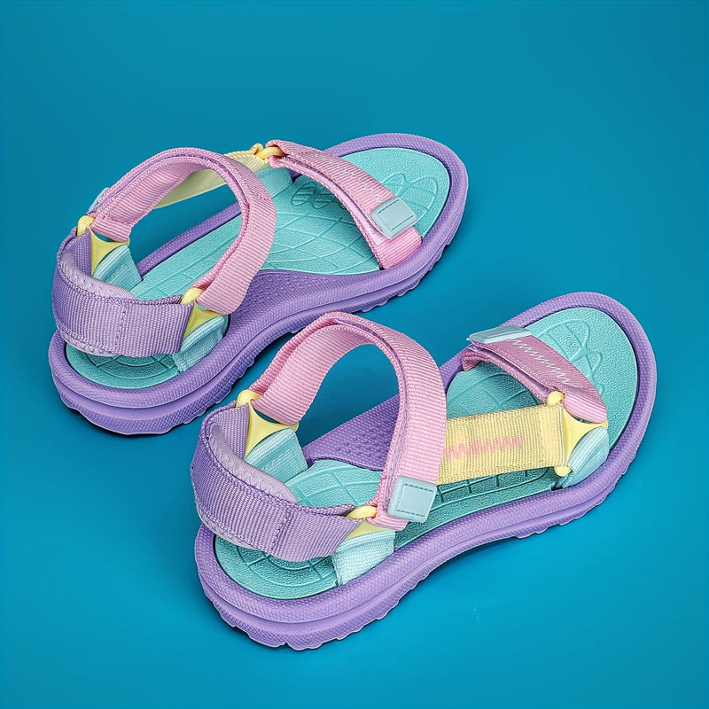 Comfortable Girls' Sandals for Kids with Adjustable Straps and Lightweight Sole