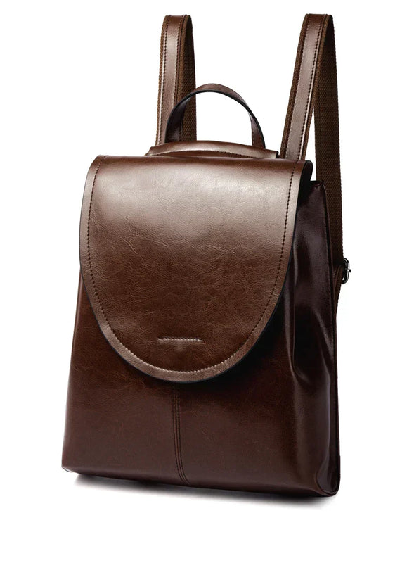 Minimalist Vegan Leather Backpack for Daily Use and Work