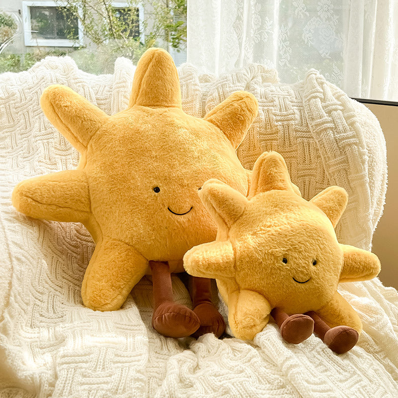 Soft Sun and Moon Cushions for Children's Rooms and Cosy Interior Decoration