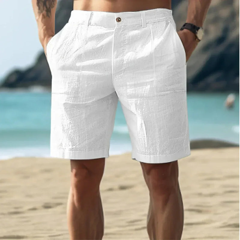 Men's Linen Shorts with Comfortable Fit for Warm Summer Days