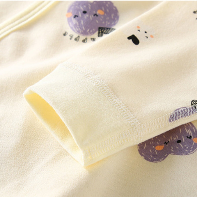 Baby Jumpsuit for Boys and Girls with Cute Animal Pattern