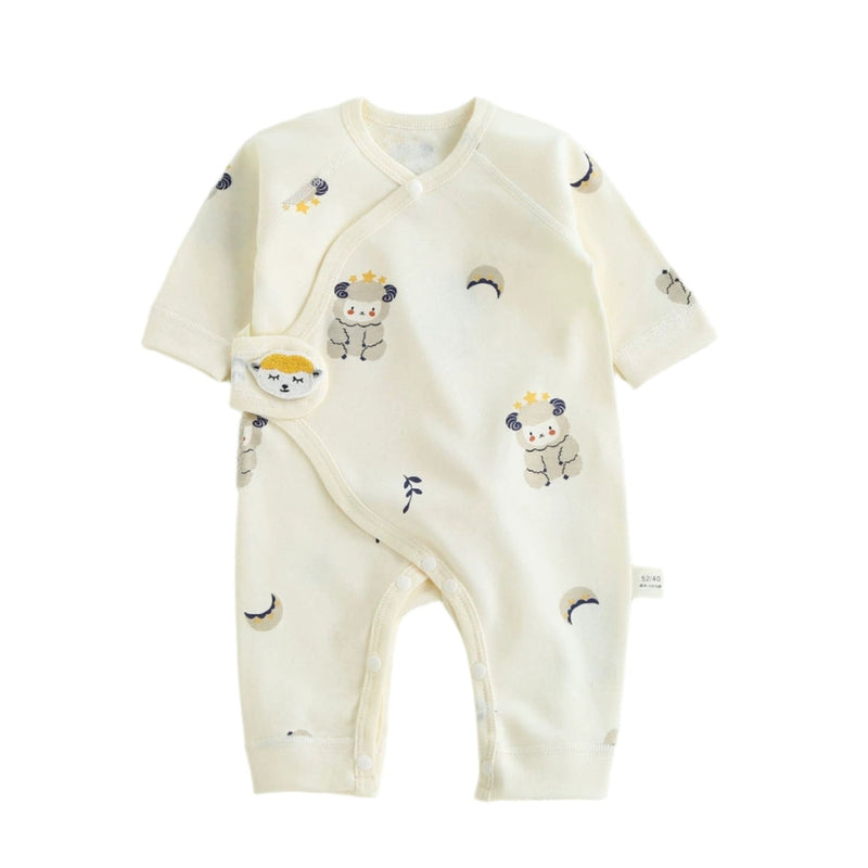 Baby Jumpsuit for Boys and Girls with Cute Animal Pattern