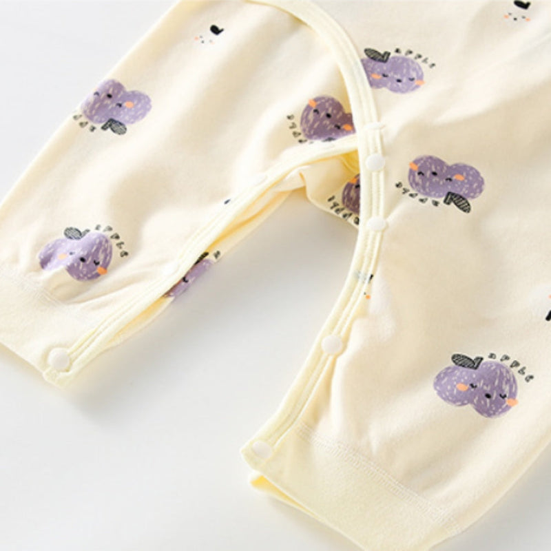 Baby Jumpsuit for Boys and Girls with Cute Animal Pattern