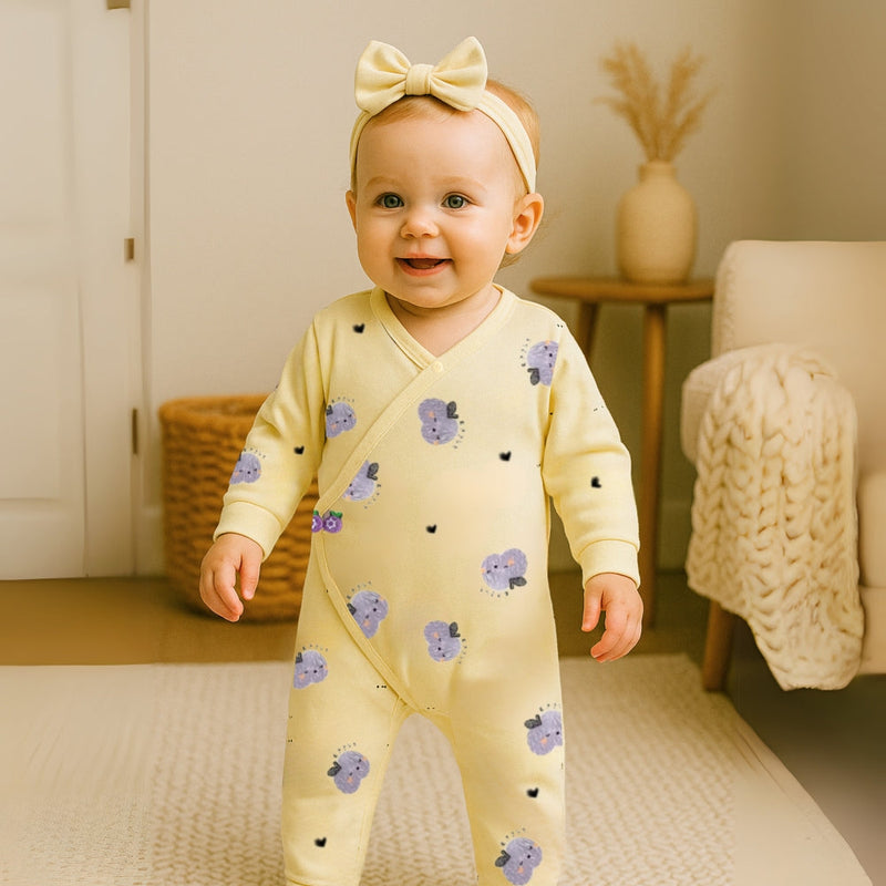 Baby Jumpsuit for Boys and Girls with Cute Animal Pattern