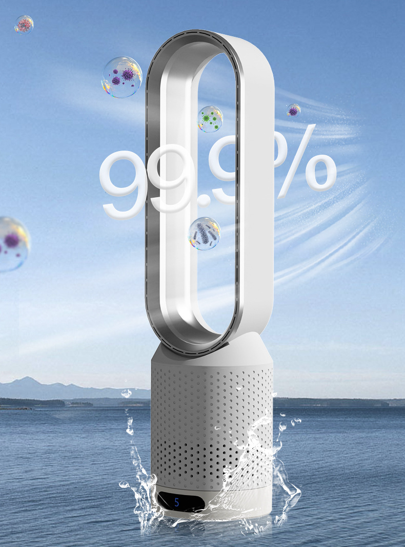 3-in-1 Bladeless Fan – Quiet Tower Fan for Bedroom, Living Room & Office