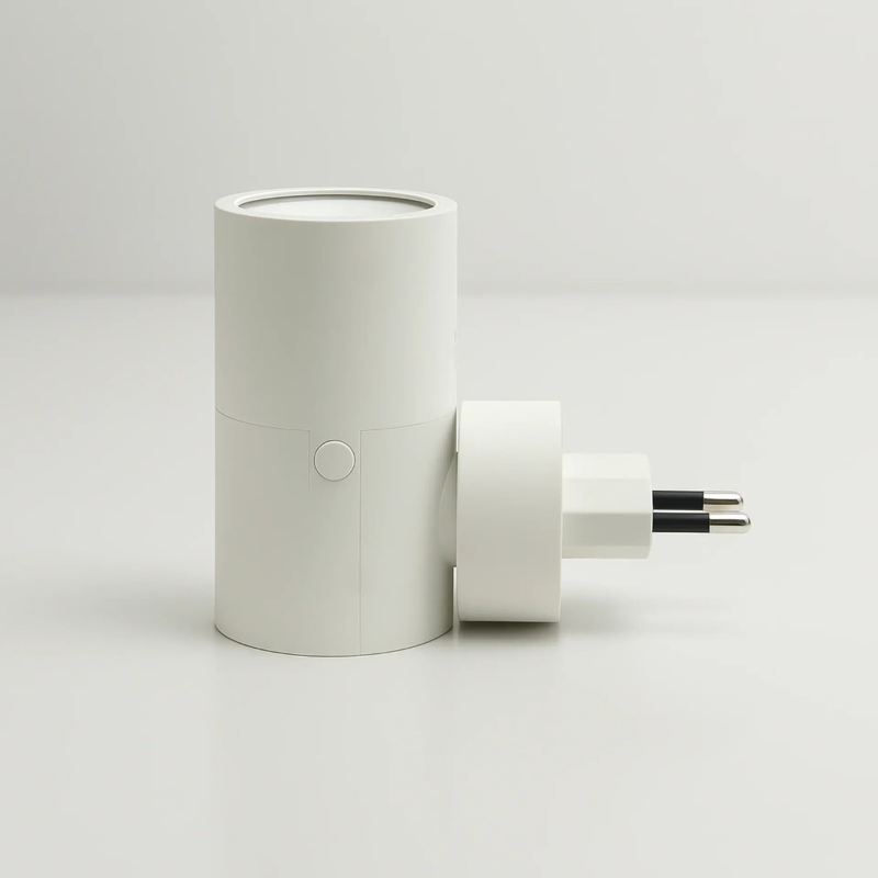 Plug-In LED Wall Light with Day-Night Sensor and Dimming