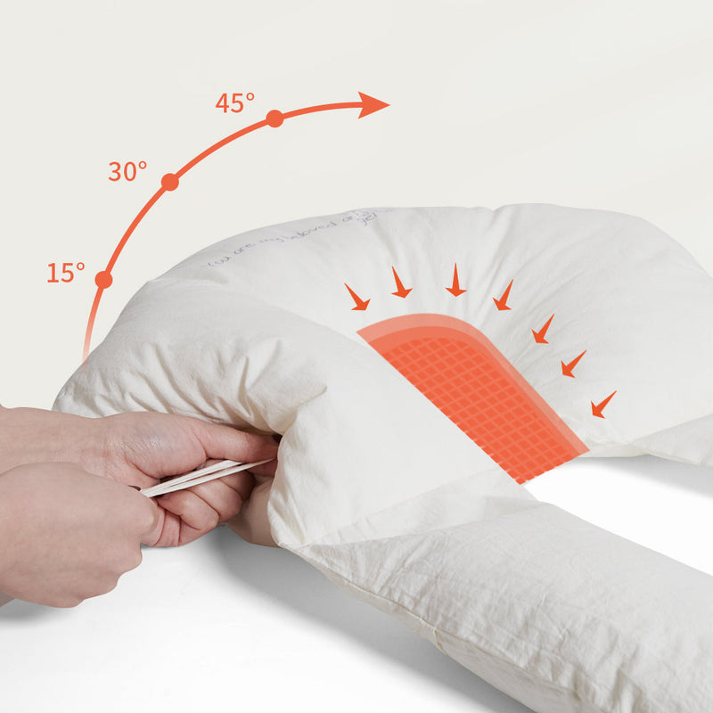 Ergonomic Baby Cuddle Cushion – Antibacterial Sleep Cushion for Safe Baby Sleep