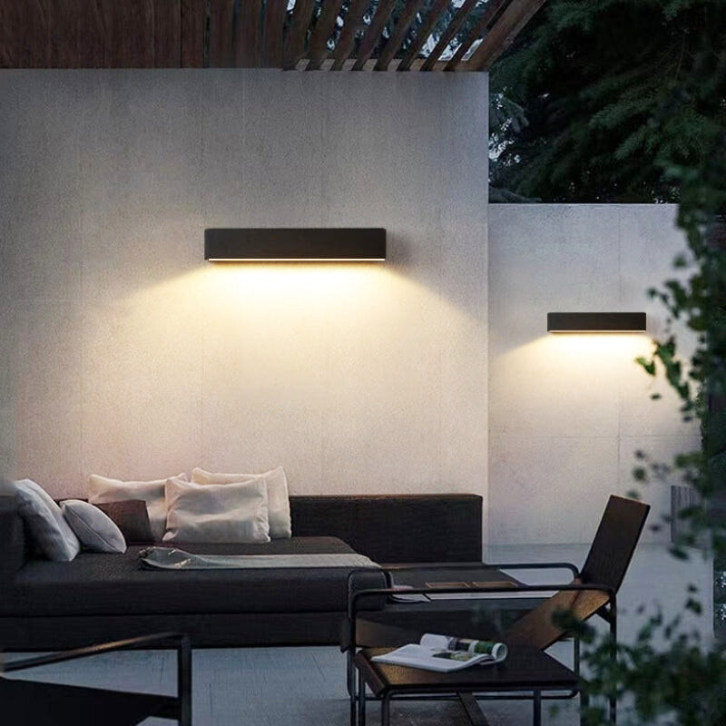 Solar Outdoor Wall Light LED – Minimalistic Wall Lamp with IP65