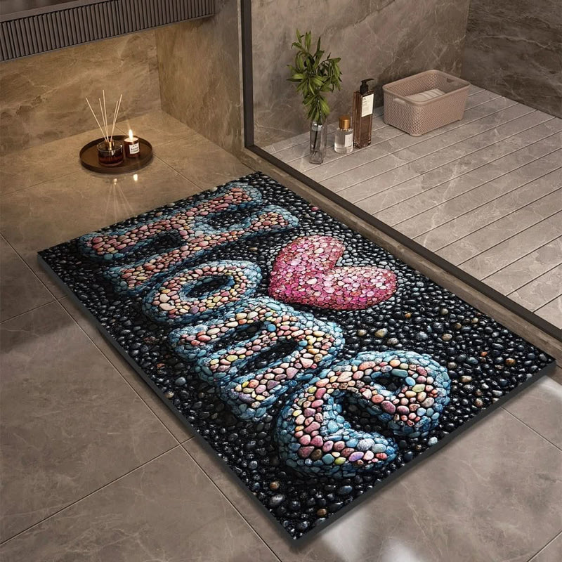 TAPIS DE BAIN AQUASOFT – Tapis de bain en terre de diatomée pour sécurité et confort