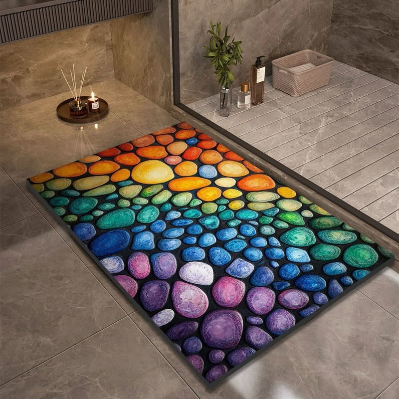 TAPIS DE BAIN AQUASOFT – Tapis de bain en terre de diatomée pour sécurité et confort