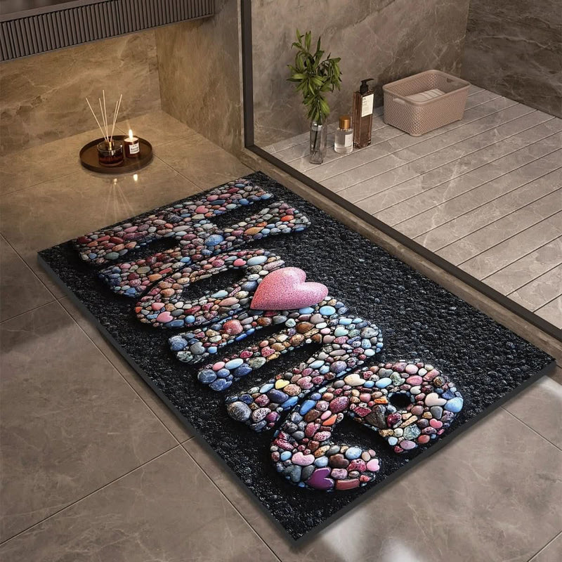 TAPIS DE BAIN AQUASOFT – Tapis de bain en terre de diatomée pour sécurité et confort