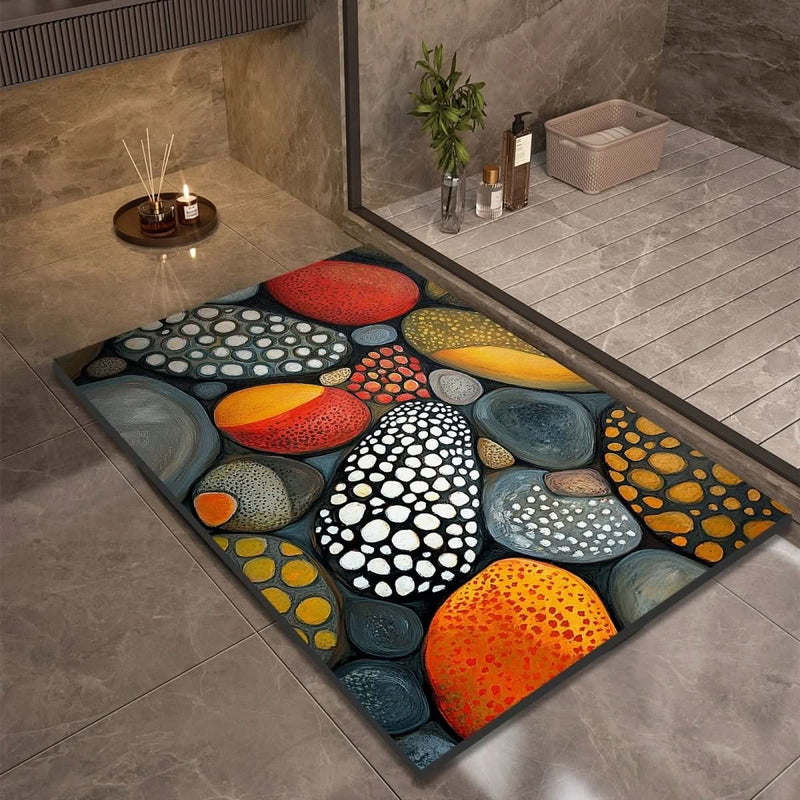 TAPIS DE BAIN AQUASOFT – Tapis de bain en terre de diatomée pour sécurité et confort